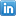 LinkedIn icon.